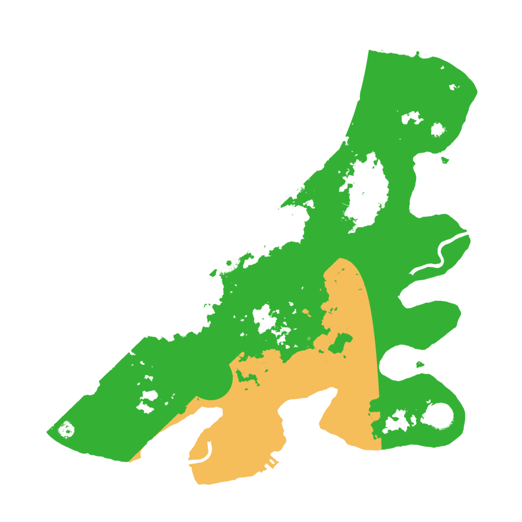 Biome Rust Map: Procedural Map, Size: 3500, Seed: 456780