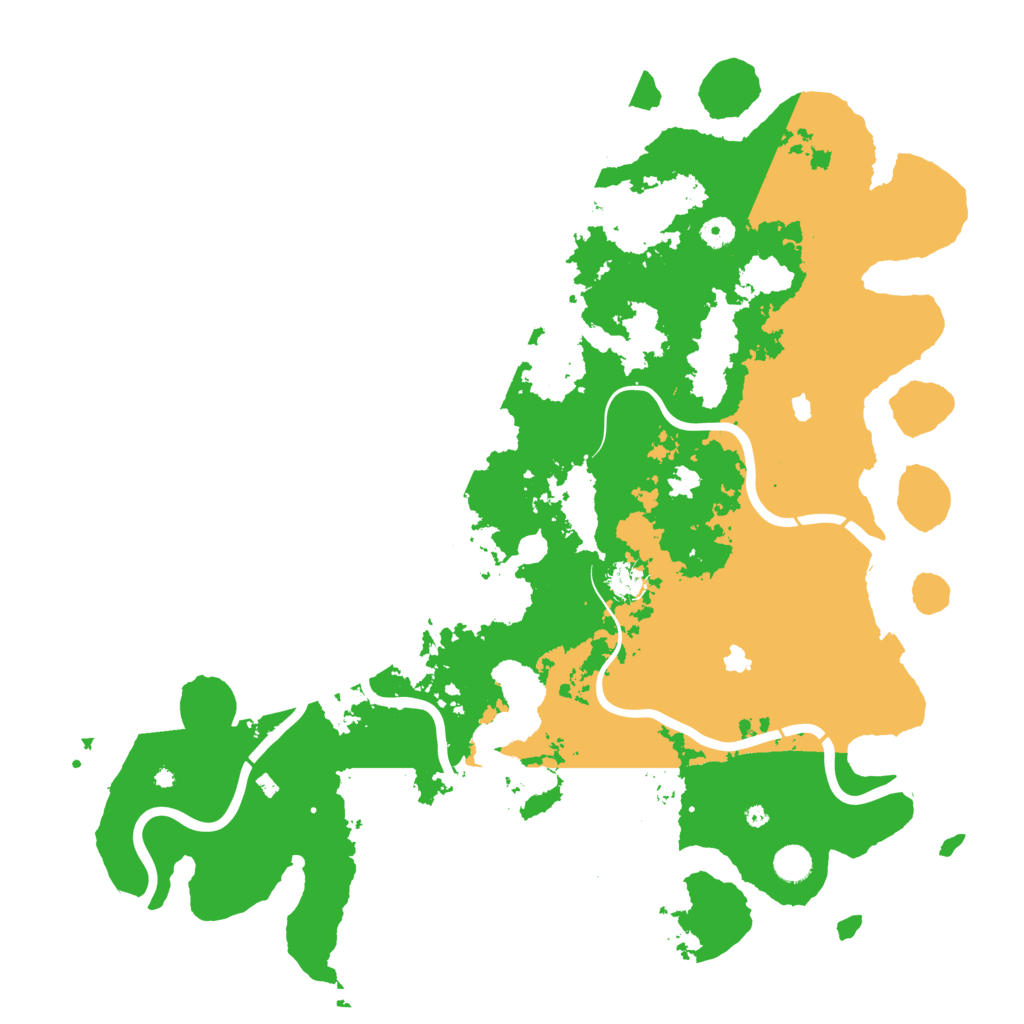 Biome Rust Map: Procedural Map, Size: 4800, Seed: 381106285