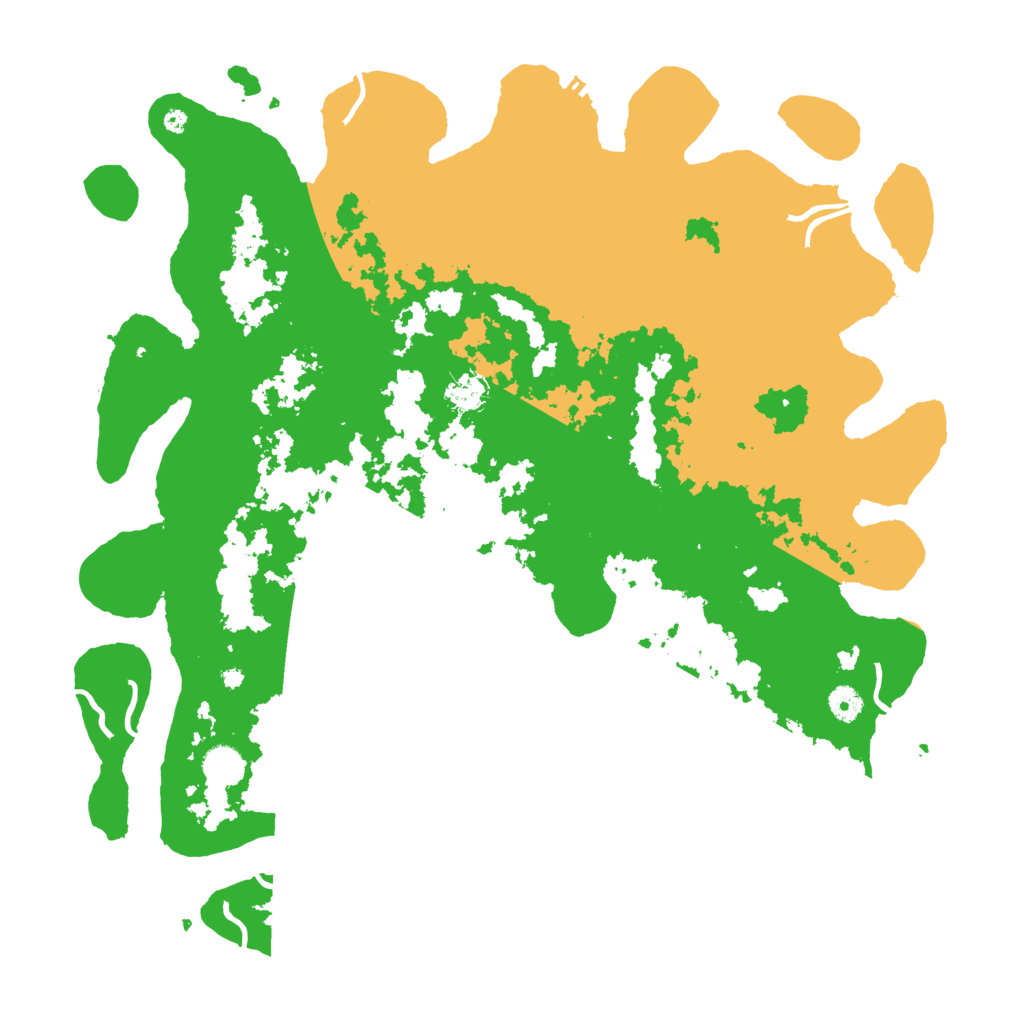 Biome Rust Map: Procedural Map, Size: 4500, Seed: 840278550