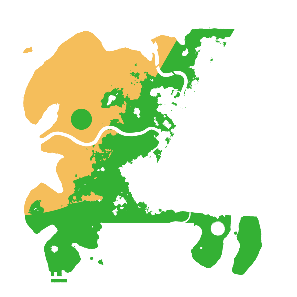 Biome Rust Map: Procedural Map, Size: 3750, Seed: 1534498522