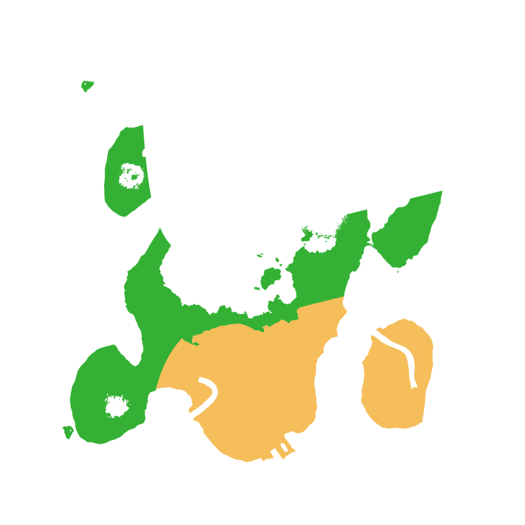 Biome Rust Map: Procedural Map, Size: 2150, Seed: 1
