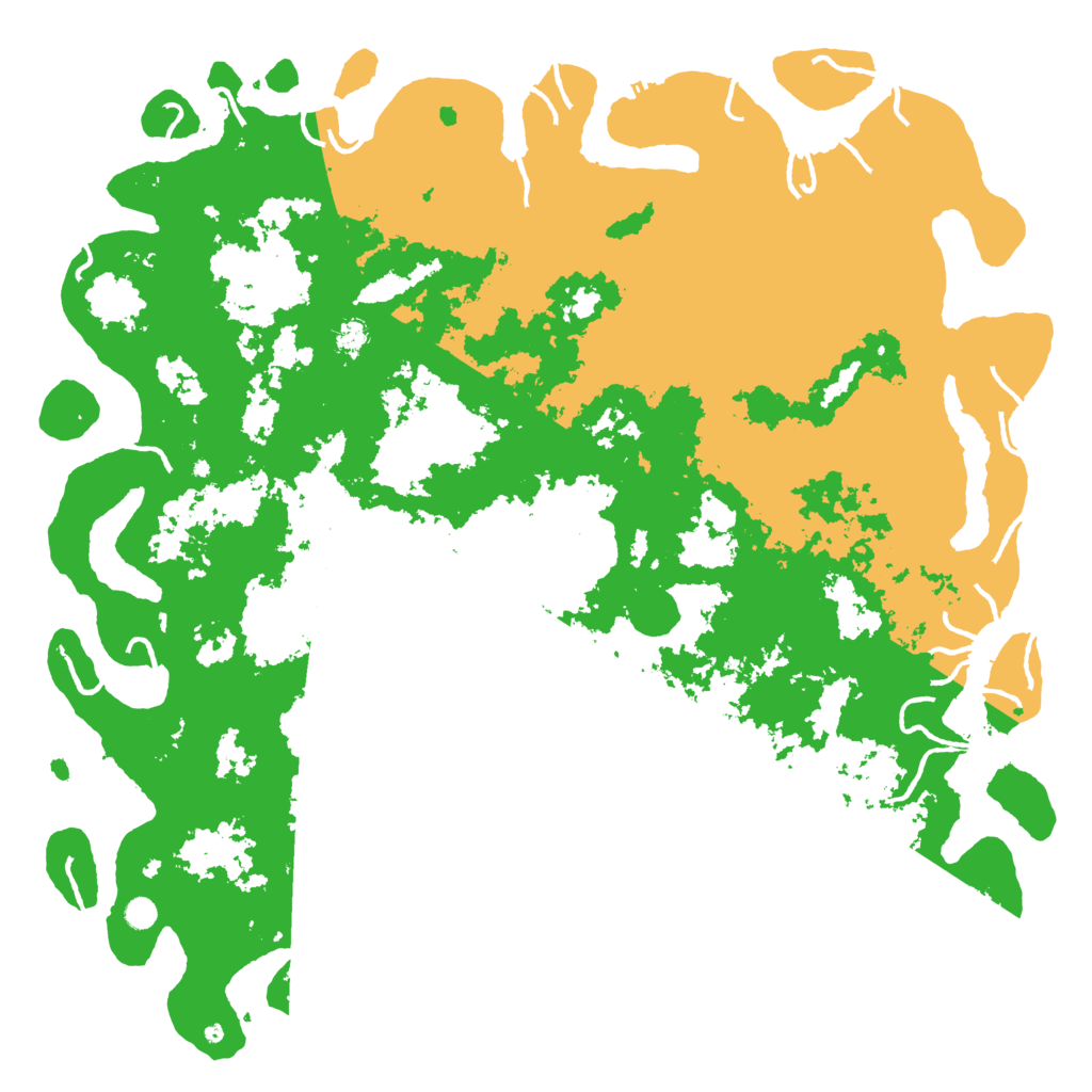 Biome Rust Map: Procedural Map, Size: 6000, Seed: 876431