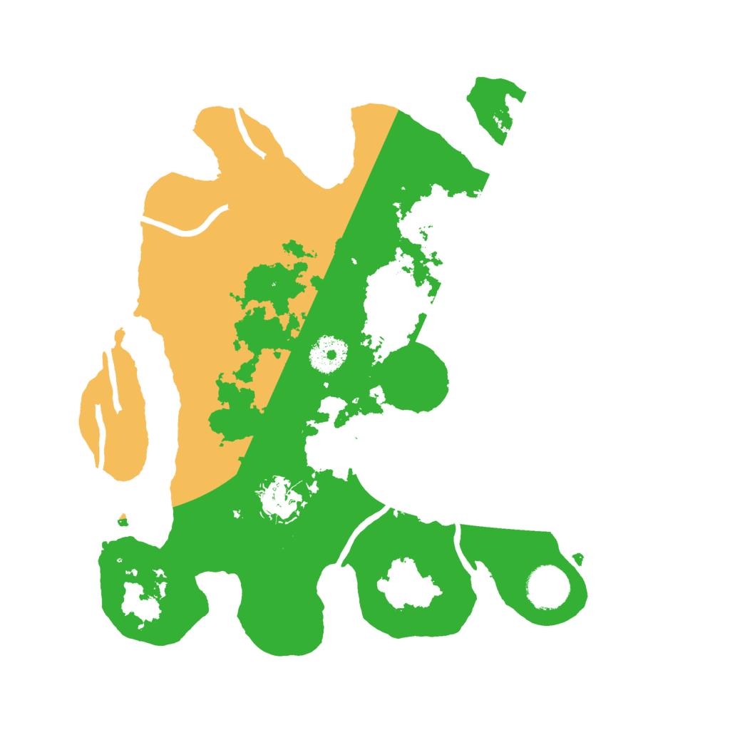 Biome Rust Map: Procedural Map, Size: 3000, Seed: 2454201