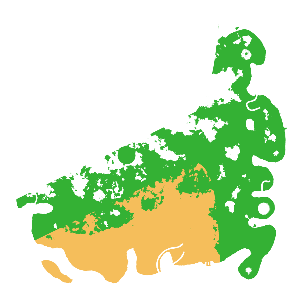 Biome Rust Map: Procedural Map, Size: 4500, Seed: 1507077961