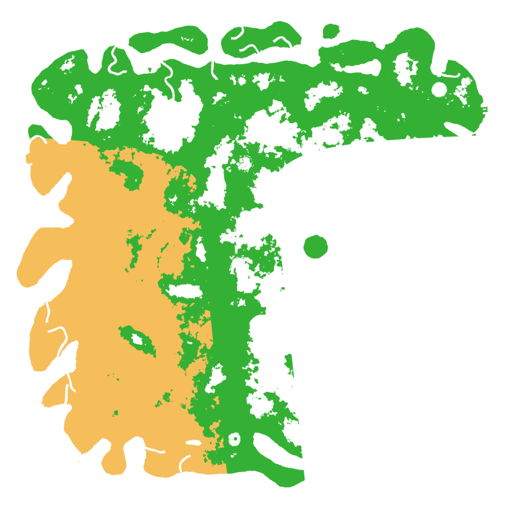 Biome Rust Map: Procedural Map, Size: 6000, Seed: 7771