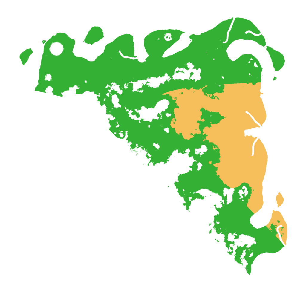 Biome Rust Map: Procedural Map, Size: 4000, Seed: 40080681