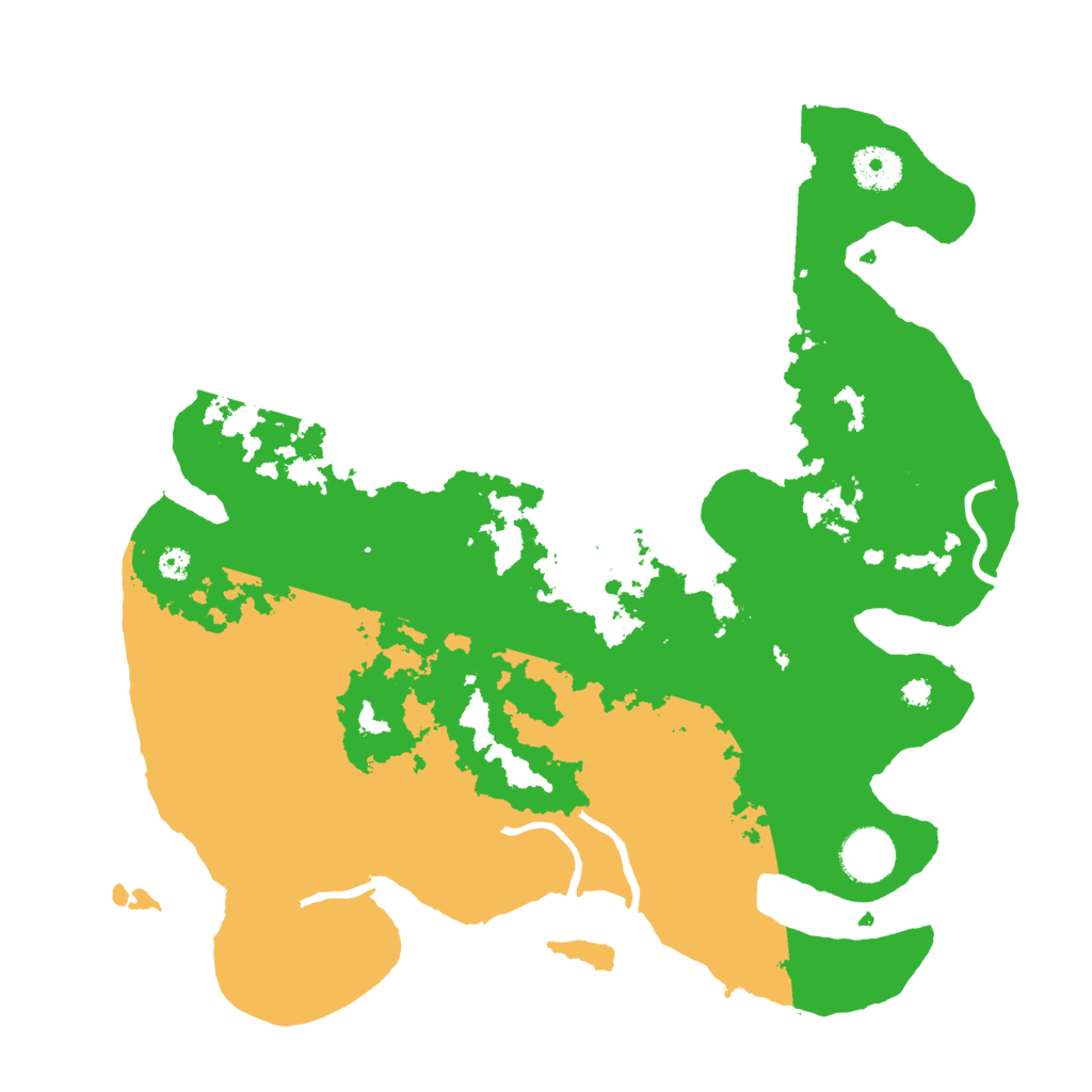 Biome Rust Map: Procedural Map, Size: 3500, Seed: 585191695