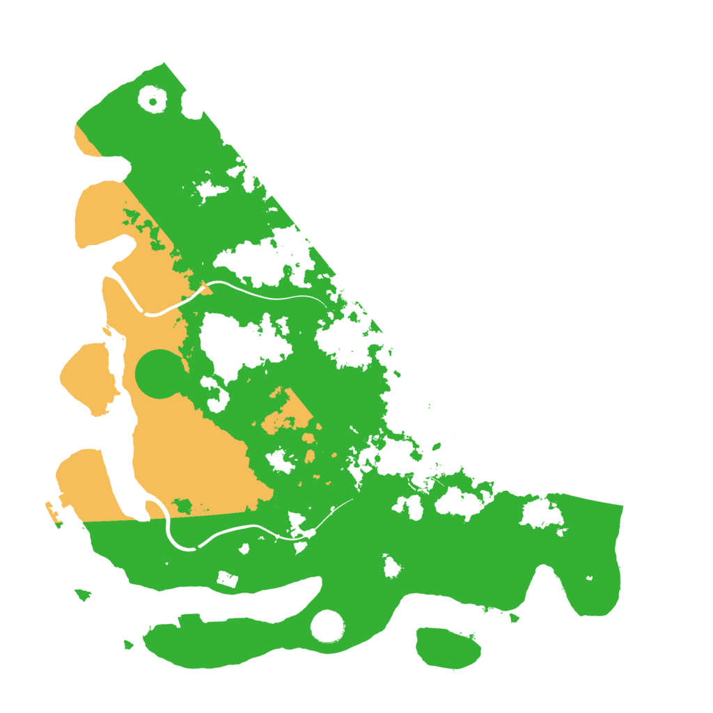 Biome Rust Map: Procedural Map, Size: 3800, Seed: 1227634374