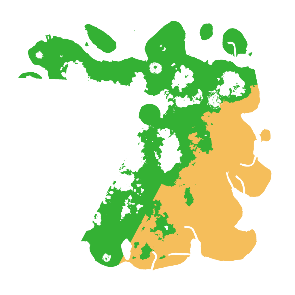Biome Rust Map: Procedural Map, Size: 3700, Seed: 694840