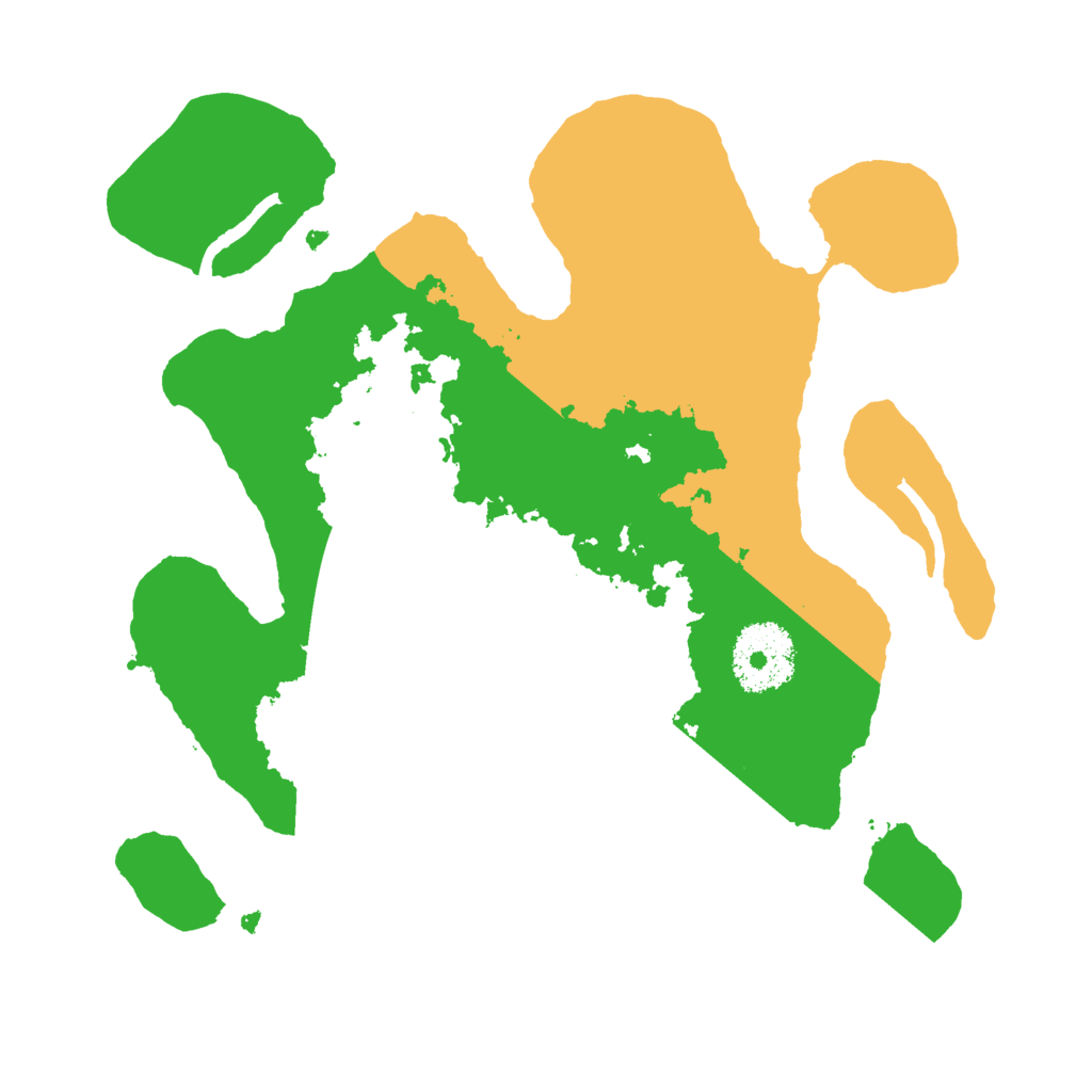 Biome Rust Map: Procedural Map, Size: 2500, Seed: 765286810