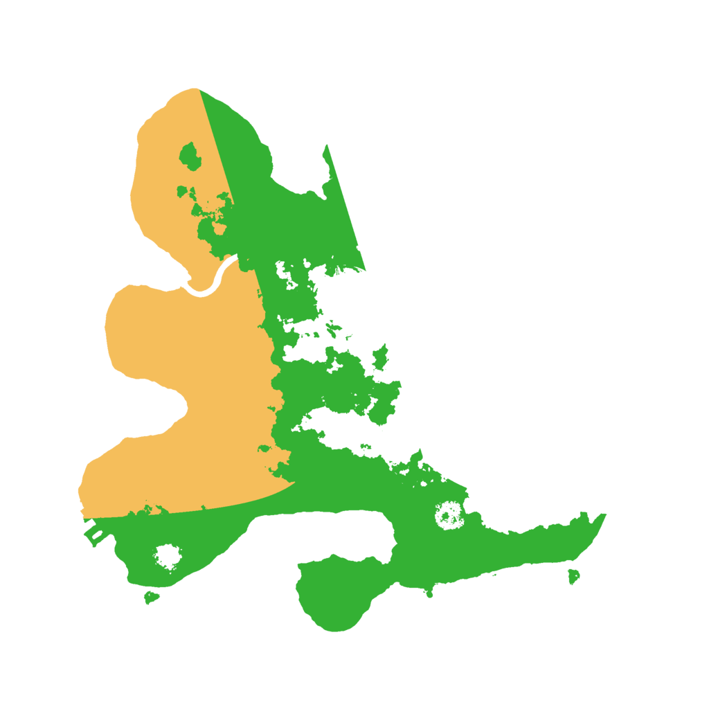 Biome Rust Map: Procedural Map, Size: 2500, Seed: 473843888