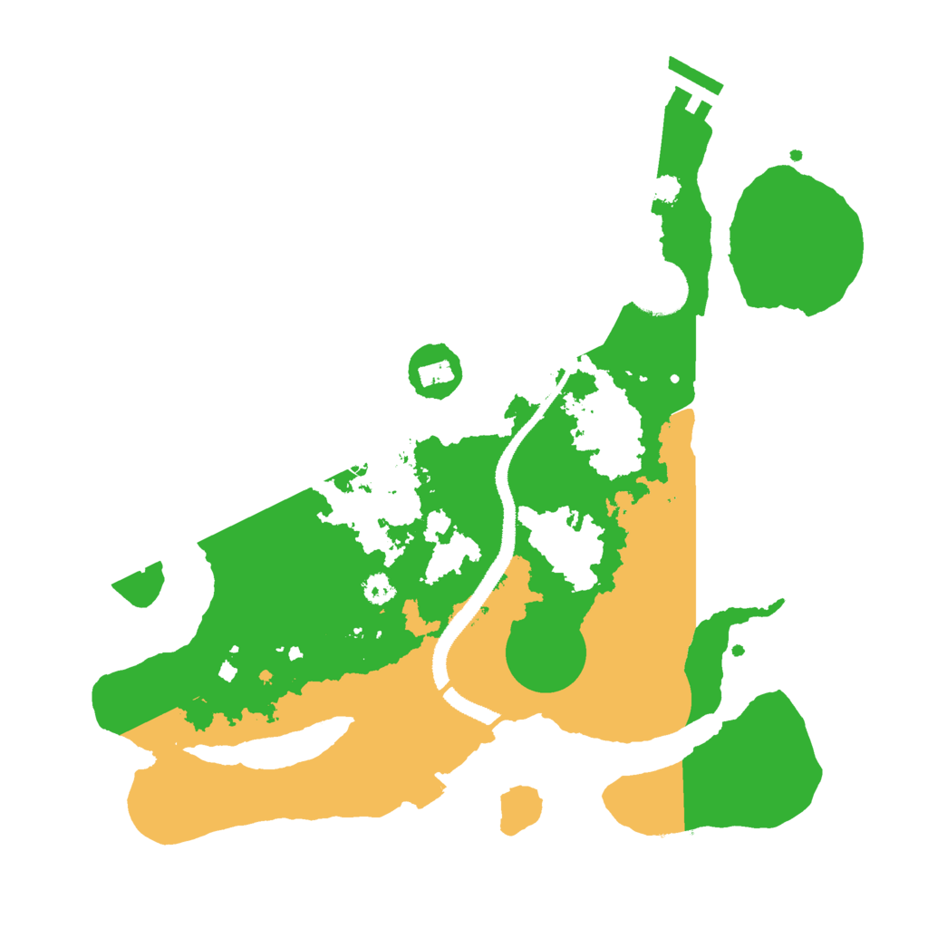 Biome Rust Map: Procedural Map, Size: 3049, Seed: 2050370939