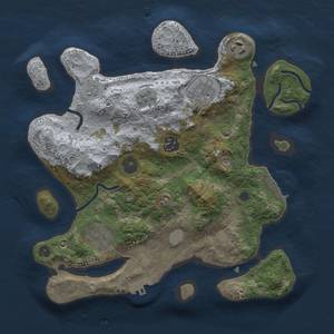 Thumbnail Rust Map: Procedural Map, Size: 3049, Seed: 2050370939, 12 Monuments