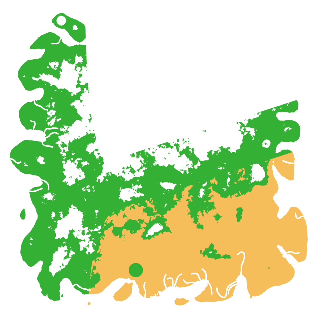 Biome Rust Map: Procedural Map, Size: 6000, Seed: 2027