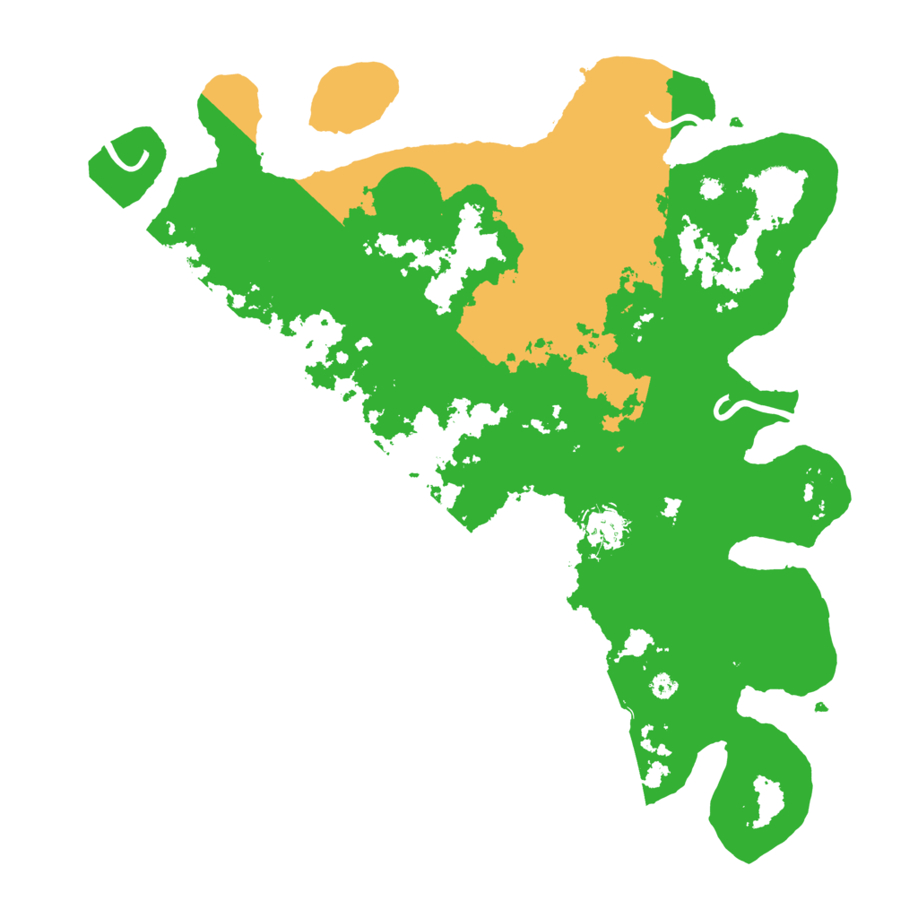 Biome Rust Map: Procedural Map, Size: 3700, Seed: 1500210045