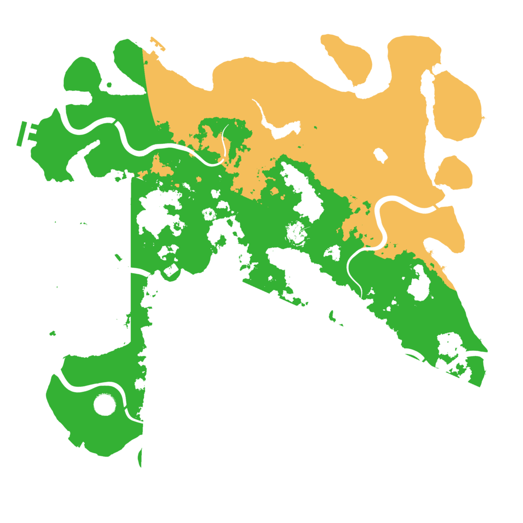 Biome Rust Map: Procedural Map, Size: 4200, Seed: 856749