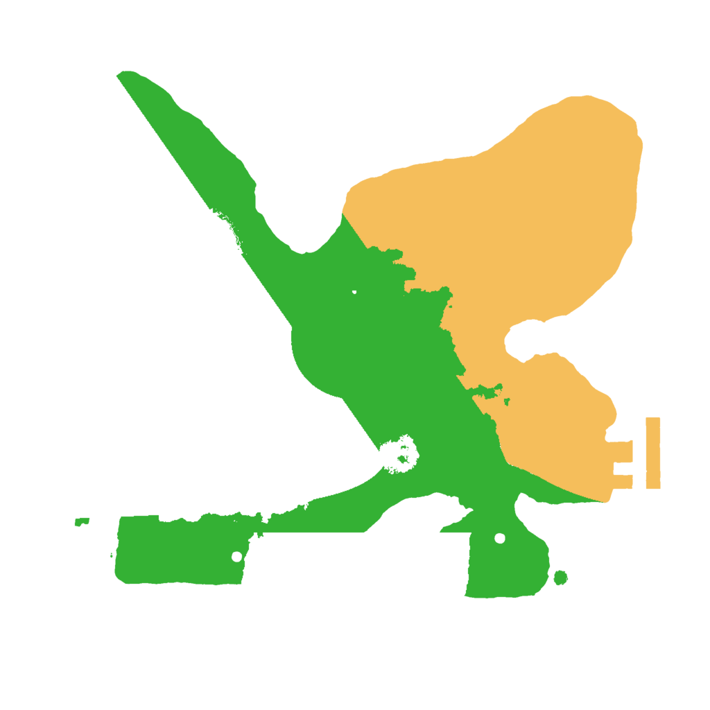 Biome Rust Map: Procedural Map, Size: 2001, Seed: 19686