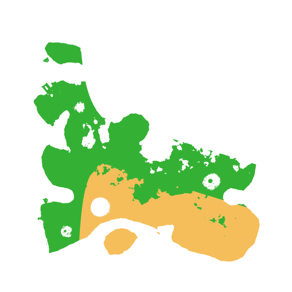 Biome Rust Map: Procedural Map, Size: 2690, Seed: 13825