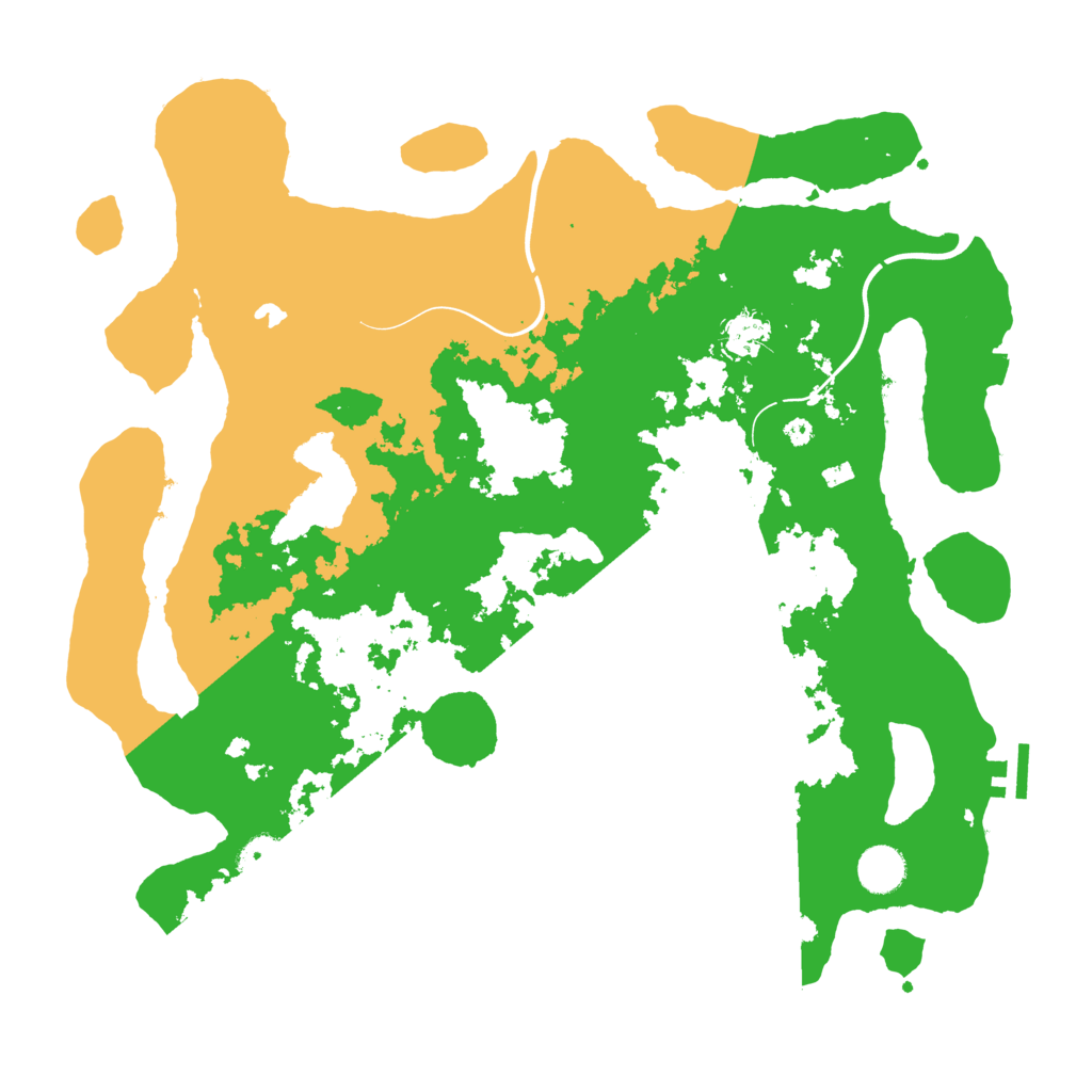 Biome Rust Map: Procedural Map, Size: 4000, Seed: 571617