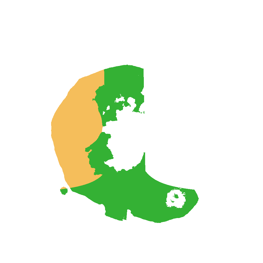 Biome Rust Map: Procedural Map, Size: 1400, Seed: 2147483644