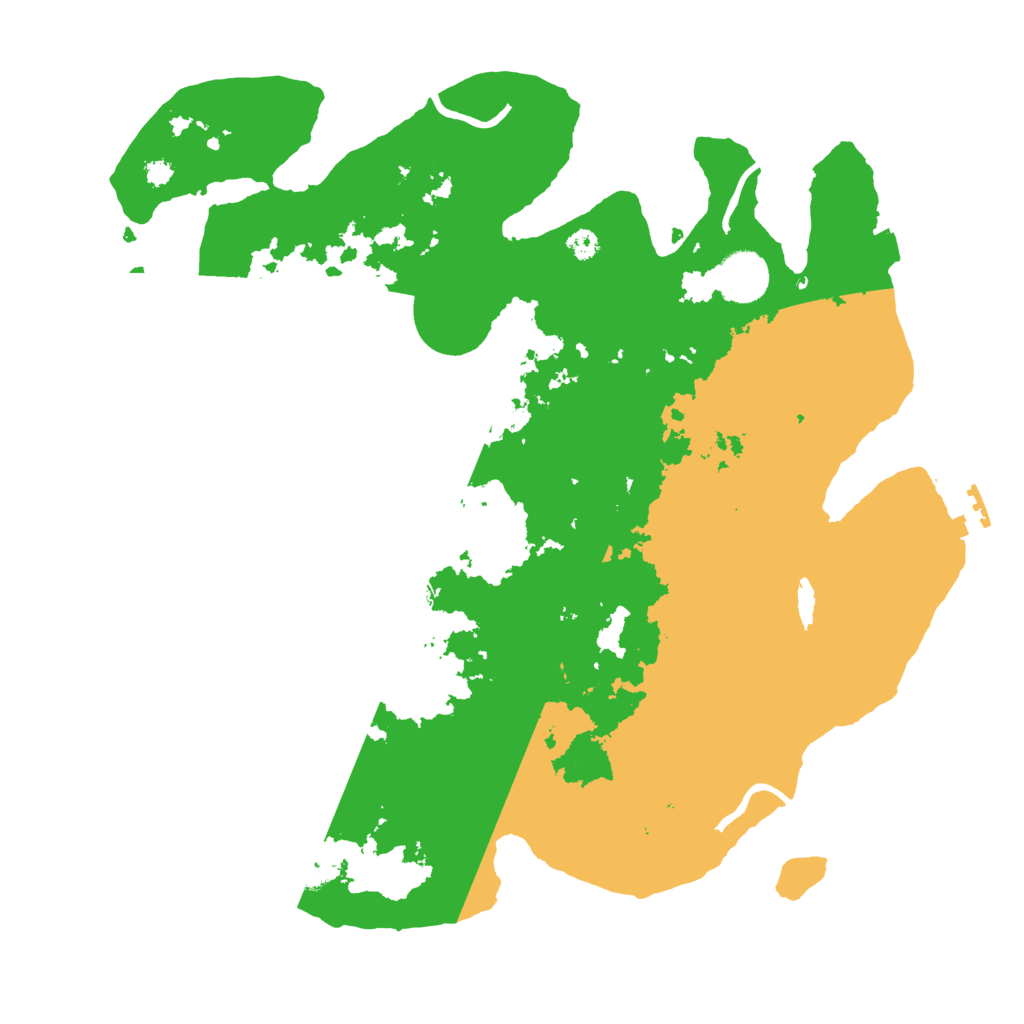 Biome Rust Map: Procedural Map, Size: 3500, Seed: 622543469