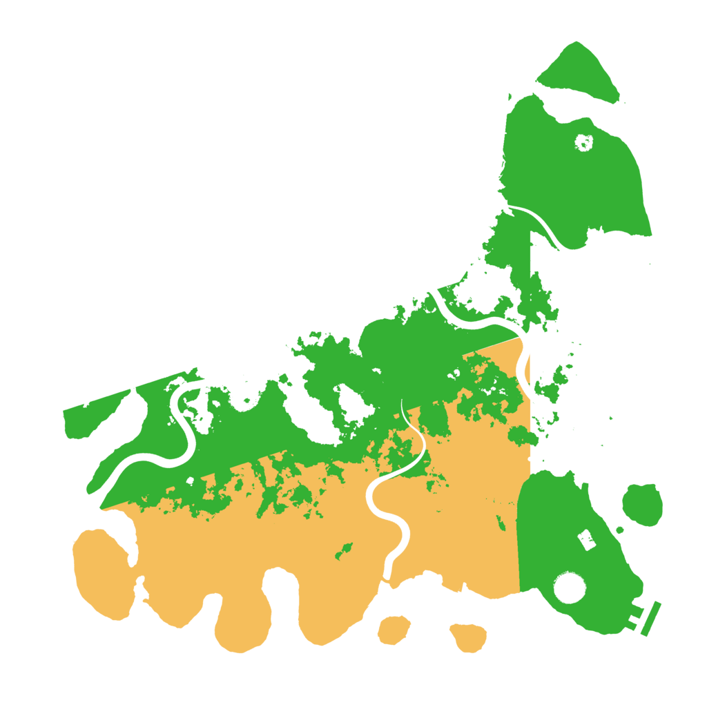 Biome Rust Map: Procedural Map, Size: 3950, Seed: 79038609