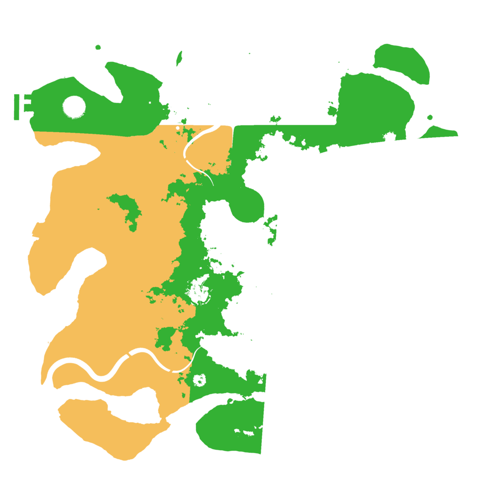 Biome Rust Map: Procedural Map, Size: 3900, Seed: 102828