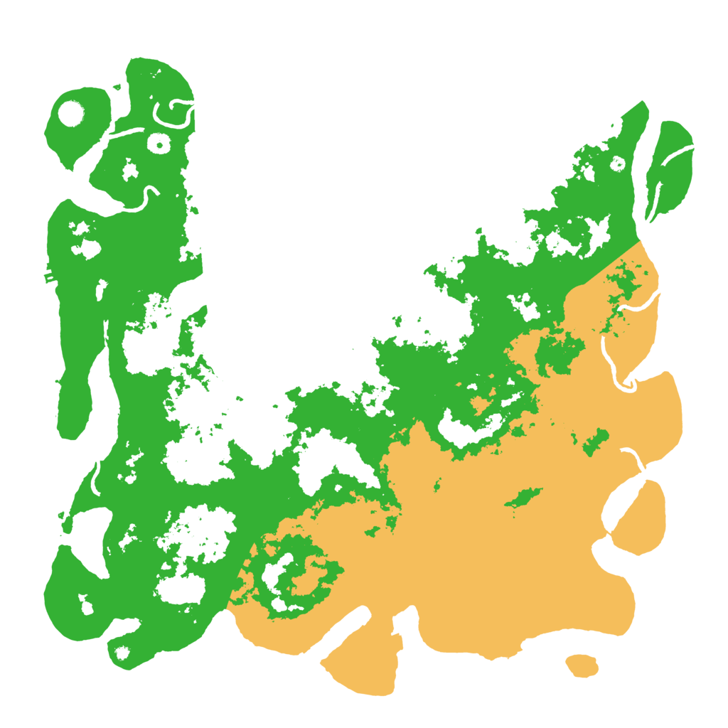 Biome Rust Map: Procedural Map, Size: 5000, Seed: 457546