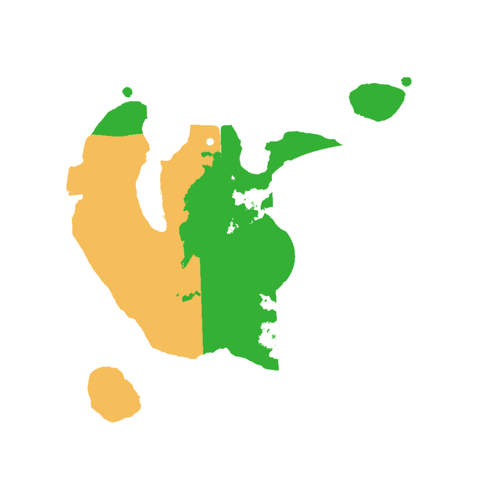 Biome Rust Map: Procedural Map, Size: 2000, Seed: 1133924862