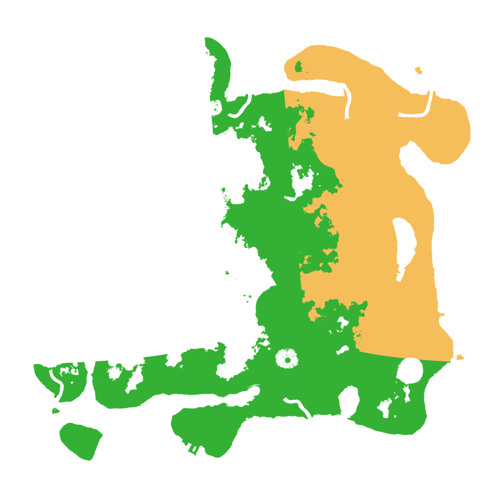 Biome Rust Map: Procedural Map, Size: 3500, Seed: 202780