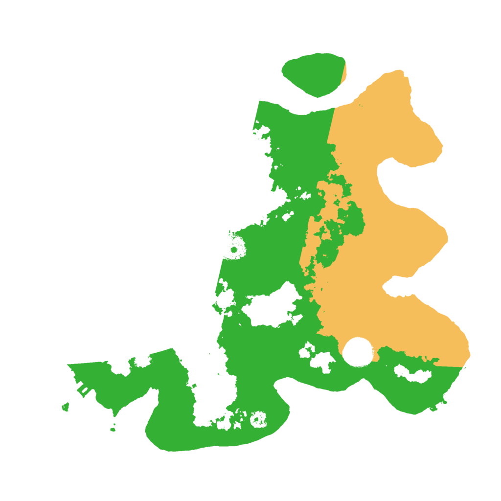 Biome Rust Map: Procedural Map, Size: 3000, Seed: 91212