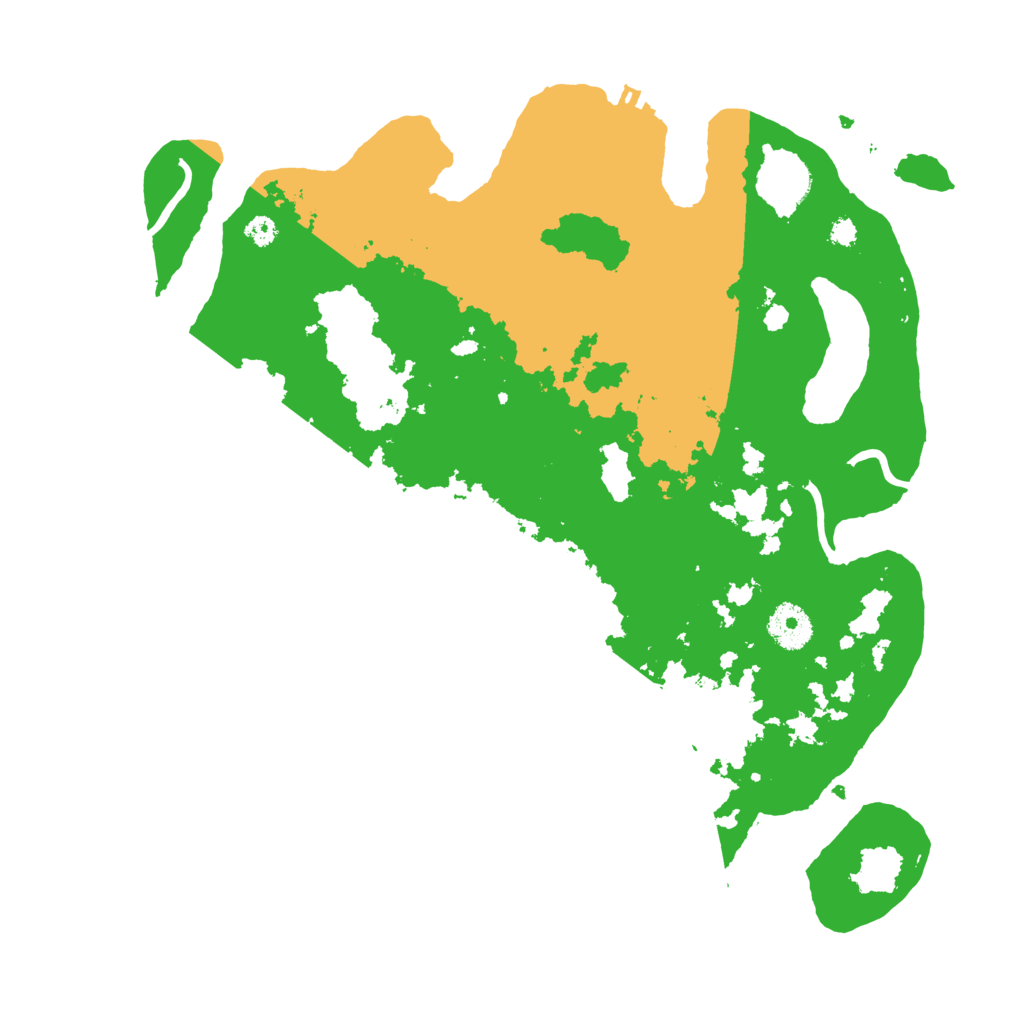 Biome Rust Map: Procedural Map, Size: 3500, Seed: 170323