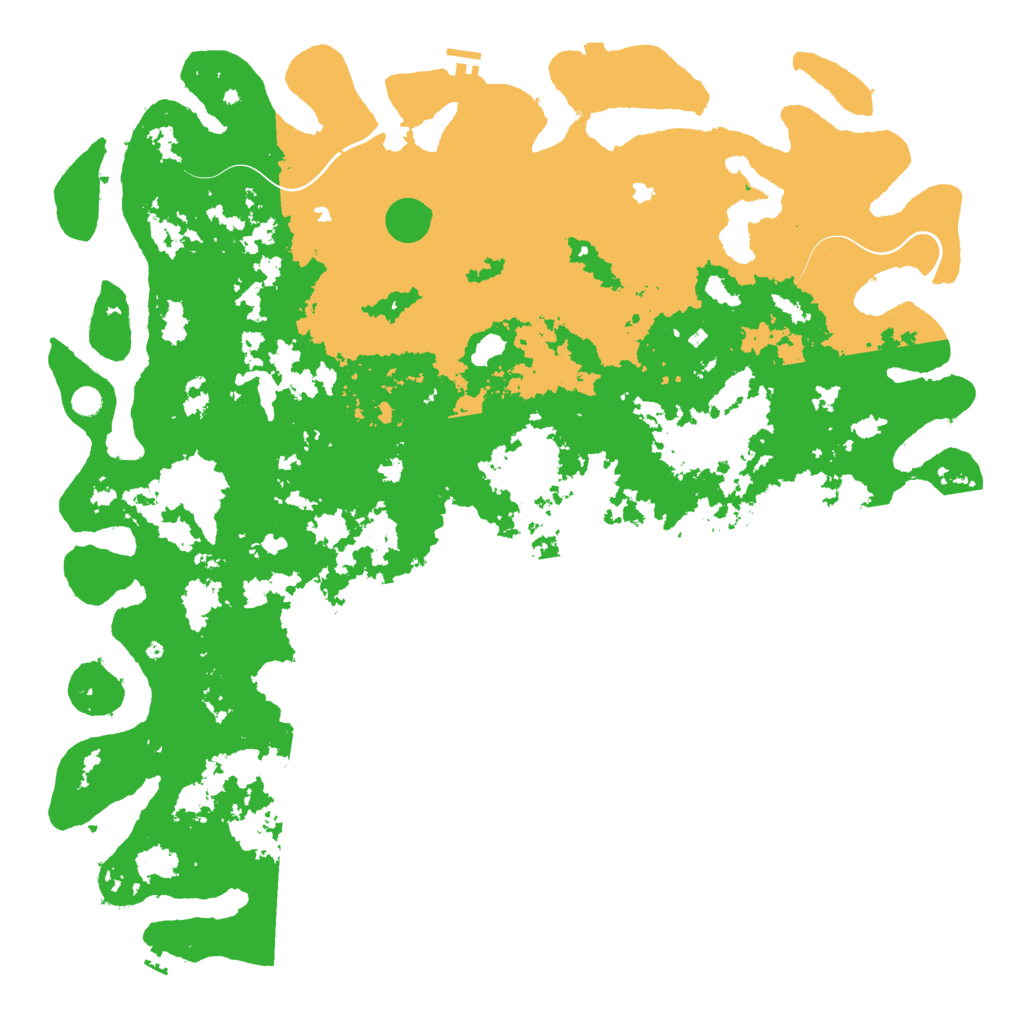 Biome Rust Map: Procedural Map, Size: 6000, Seed: 67367