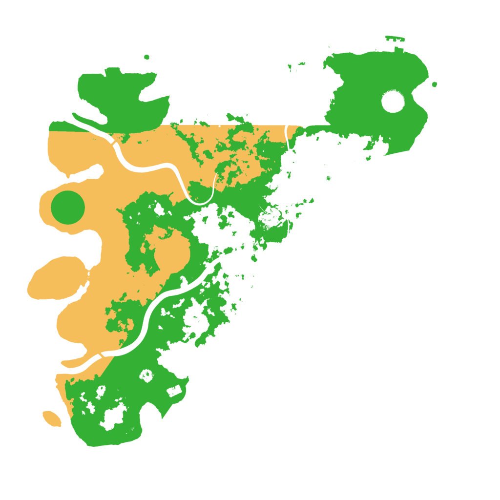 Biome Rust Map: Procedural Map, Size: 3900, Seed: 997867