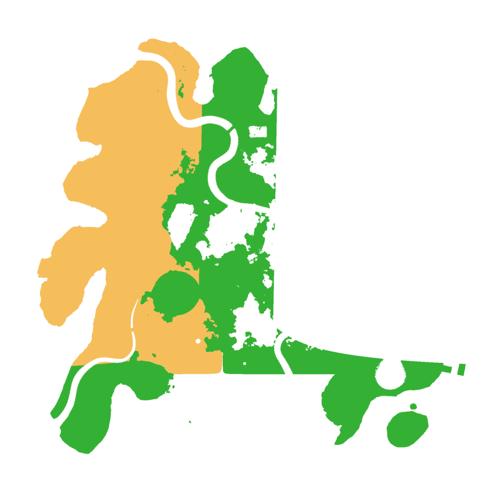 Biome Rust Map: Procedural Map, Size: 3000, Seed: 962670762