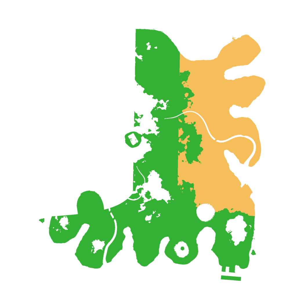 Biome Rust Map: Procedural Map, Size: 3000, Seed: 94796
