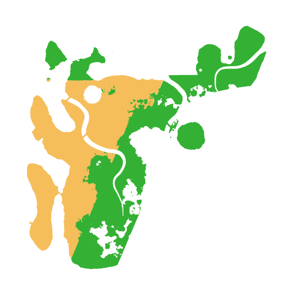 Biome Rust Map: Procedural Map, Size: 3000, Seed: 1904611096