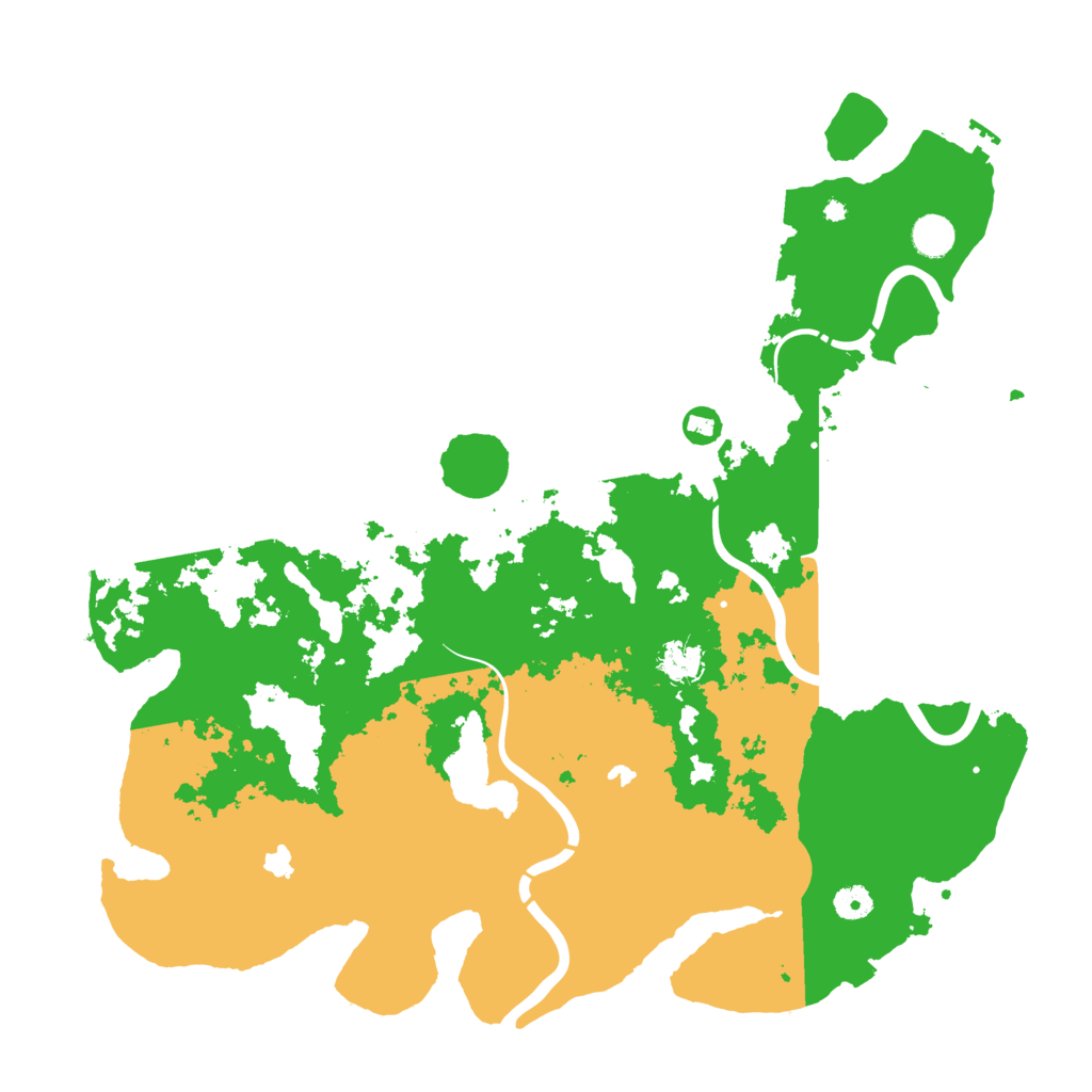 Biome Rust Map: Procedural Map, Size: 4500, Seed: 107979