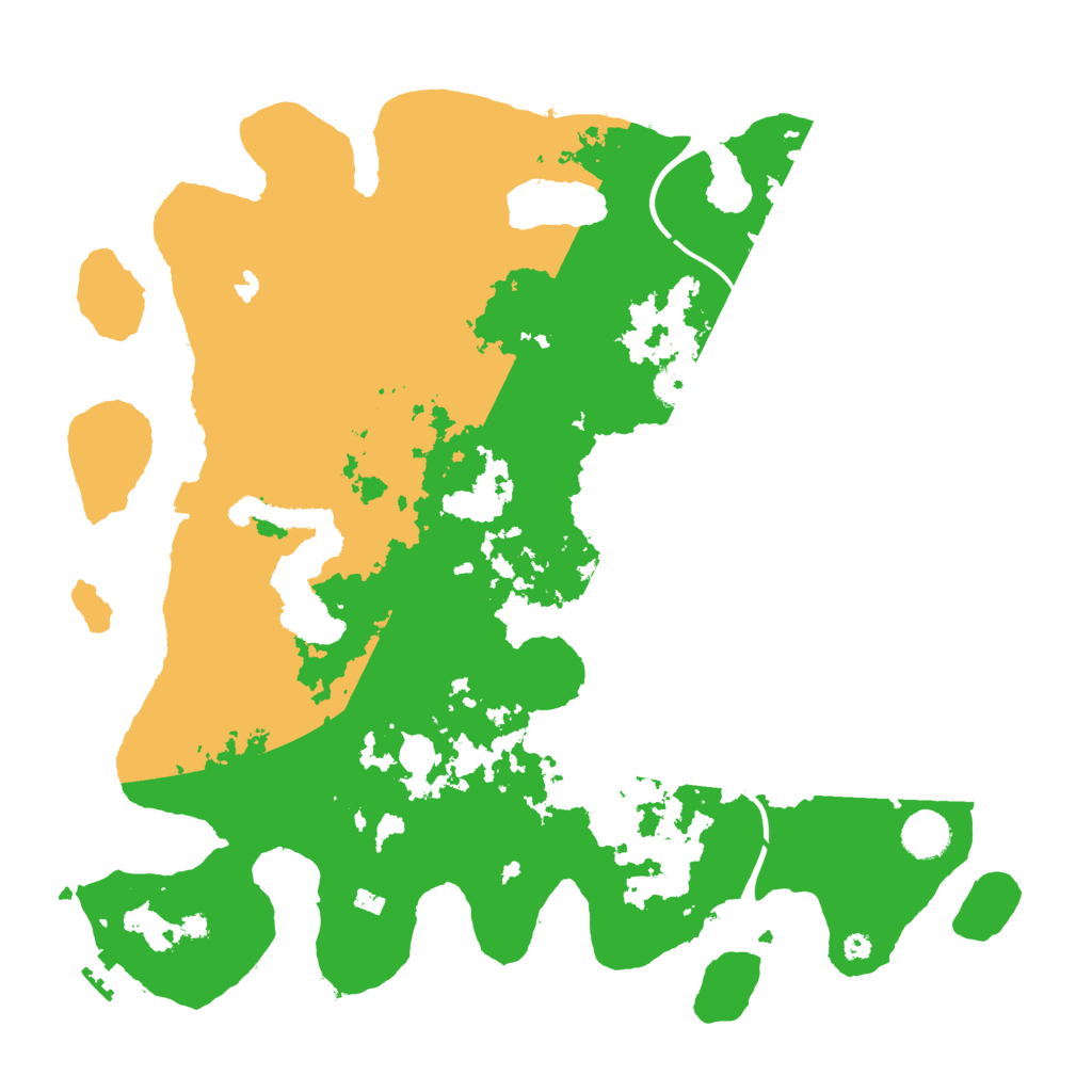 Biome Rust Map: Procedural Map, Size: 4000, Seed: 69401
