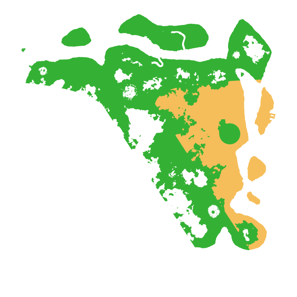 Biome Rust Map: Procedural Map, Size: 3750, Seed: 542636