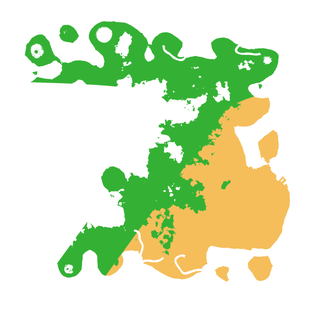 Biome Rust Map: Procedural Map, Size: 3500, Seed: 1691985124