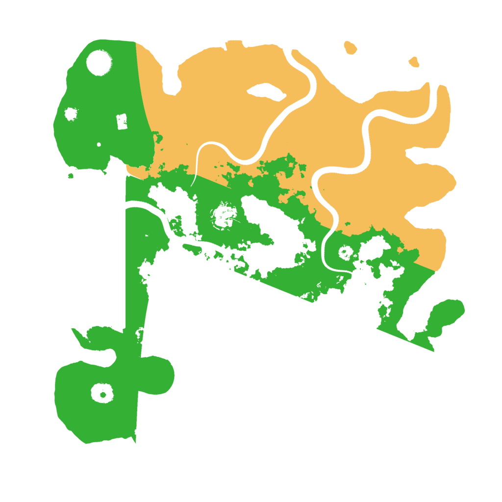 Biome Rust Map: Procedural Map, Size: 3500, Seed: 11561206