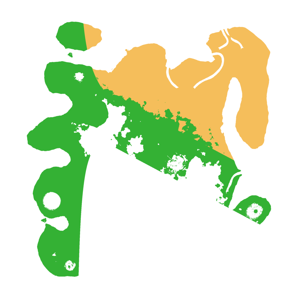 Biome Rust Map: Procedural Map, Size: 3000, Seed: 38384848