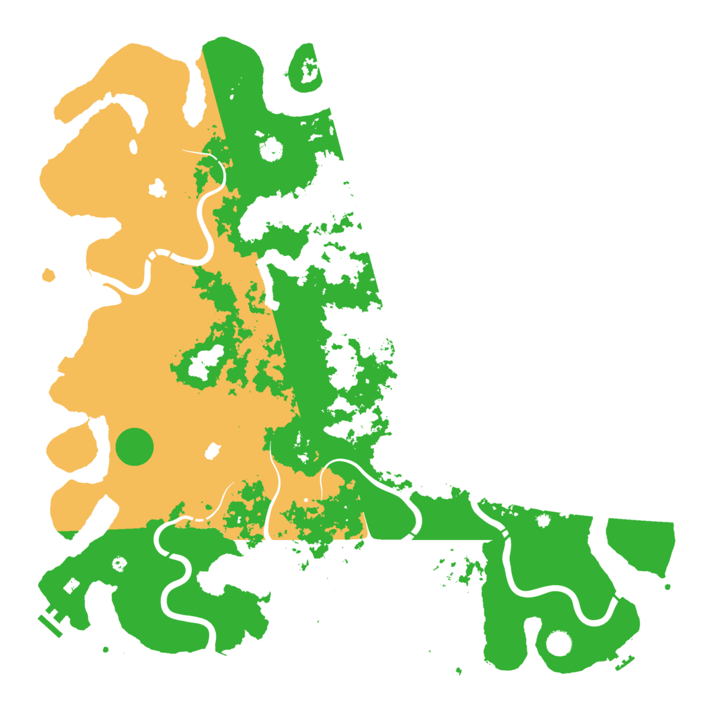 Biome Rust Map: Procedural Map, Size: 5000, Seed: 231148683