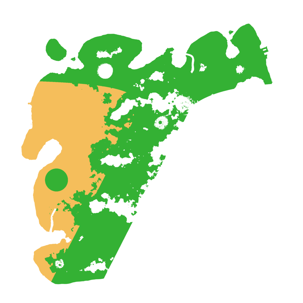 Biome Rust Map: Procedural Map, Size: 3500, Seed: 418328973