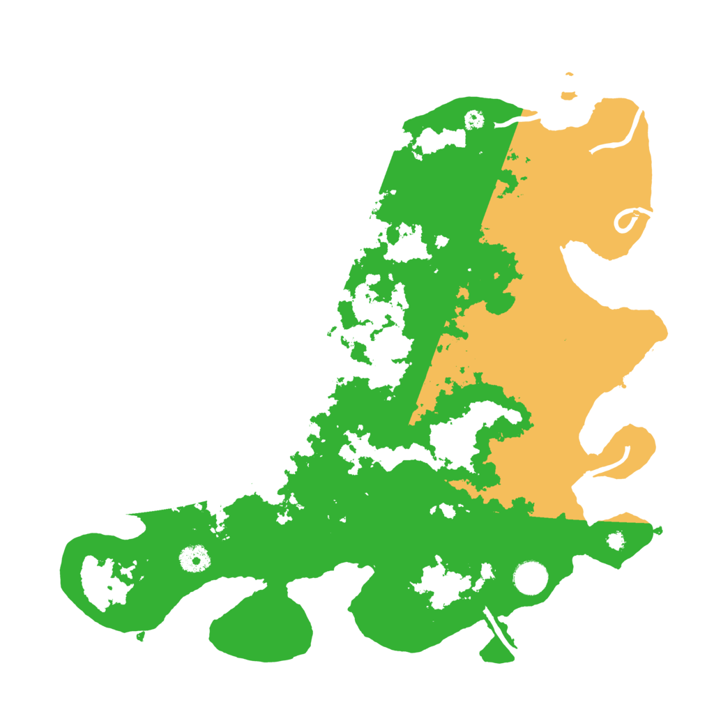 Biome Rust Map: Procedural Map, Size: 3700, Seed: 12