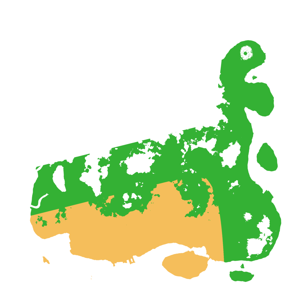 Biome Rust Map: Procedural Map, Size: 3500, Seed: 431197390