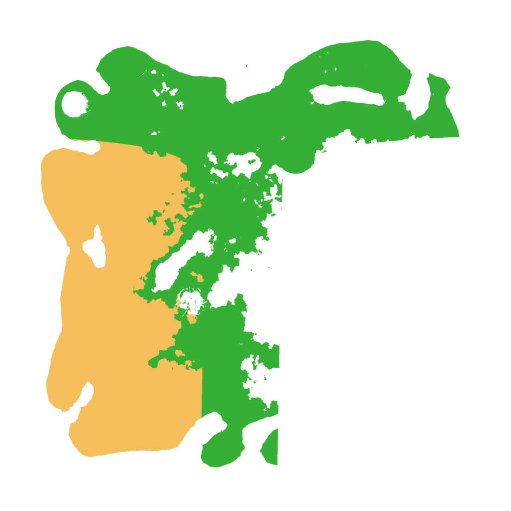 Biome Rust Map: Barren, Size: 3500, Seed: 439856521