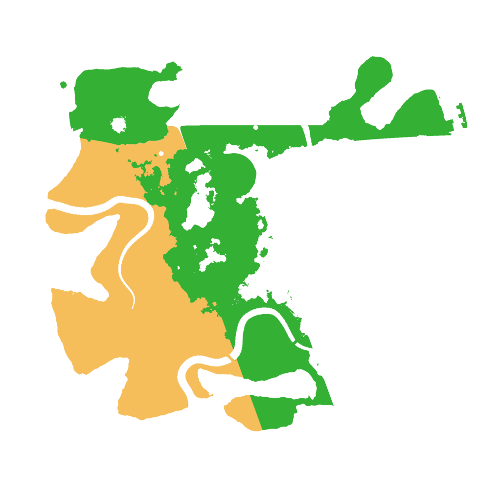 Biome Rust Map: Procedural Map, Size: 3000, Seed: 942083514