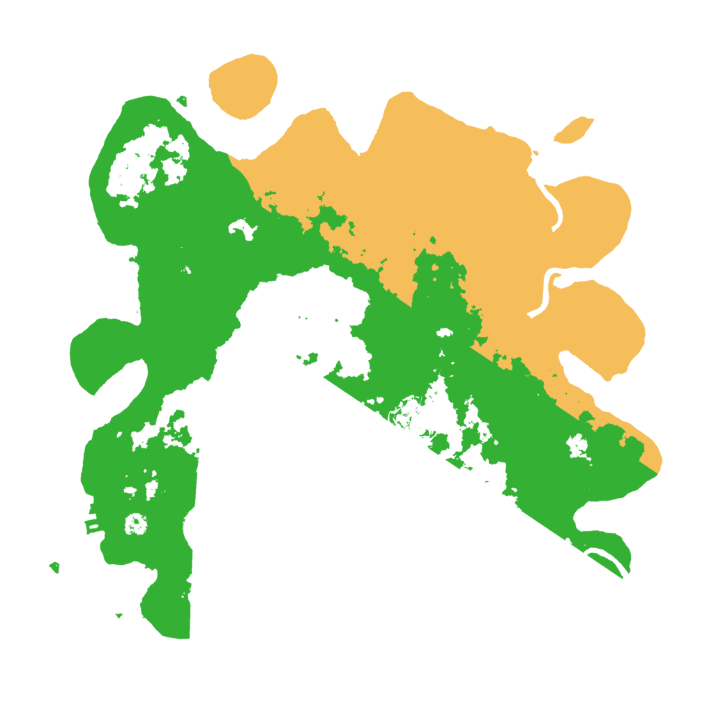 Biome Rust Map: Procedural Map, Size: 3250, Seed: 23294